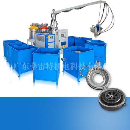 pu轮聚氨酯发泡生产线